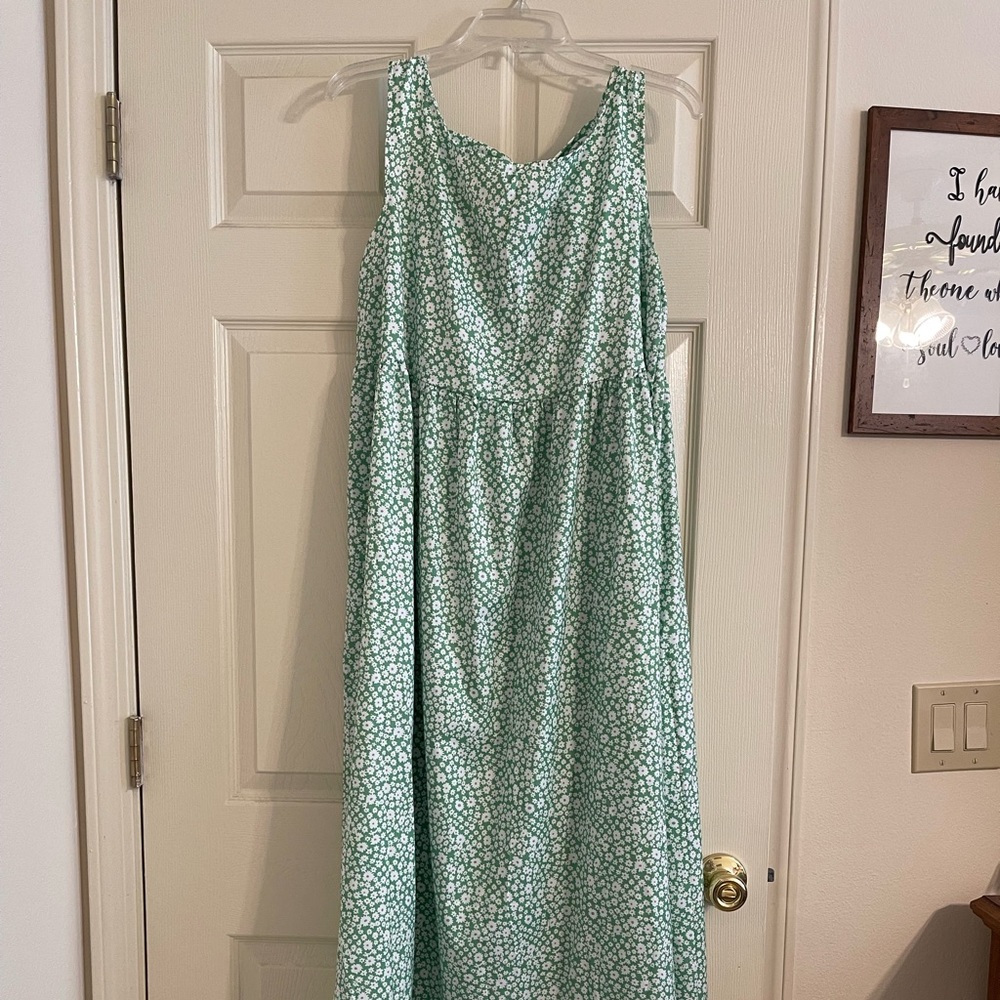 Floral spring maxi dress 👗